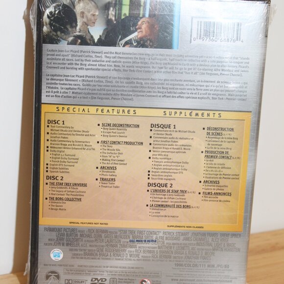 SEALED- Star Trek - First Contact - collectors edition - DVD - Picture 4 of 4